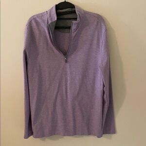 Purple Quarter-Zip Pullover